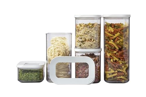 Mepal 7-teiliges Set Vorratsdosen mit Deckel - Lebensmittelbehälter Rechteckige - Küchenorganizer aus Kunststoff - Vorratsbehälter Luftdicht - 1x 2000 ml, 2x 1500 ml, 2x 1000 ml & 2x 425 ml - White Mepal 7-teiliges Set Vorratsdosen mit Deckel - Lebensmittelbehälter Rechteckige - Küchenorganizer aus Kunststoff - Vorratsbehälter Luftdicht - 1x 2000 ml, 2x 1500 ml, 2x 1000 ml & 2x 425 ml - White von Mepal