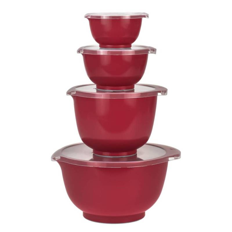 Rührschüssel Set 4tlg. "Margrethe" New rot (red) von Rosti