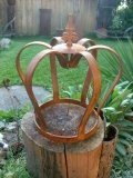 Rost Krone massiv 32 cm Deko Dekoration König Edelrost Garten Eisen Metall Rost Krone massiv 32 cm Deko Dekoration König Edelrost Garten Eisen Metall von Dewoga