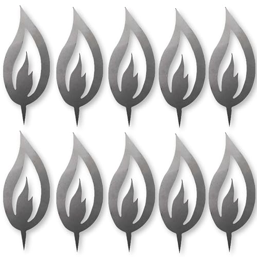 Rostikal 10er Deko Flammen 10 cm Bastelset aus Metall Winterdeko Basteln Erwachsene Herbstdeko Rostikal 10er Deko Flammen 10 cm Bastelset aus Metall Winterdeko Basteln Erwachsene Herbstdeko von Rostikal