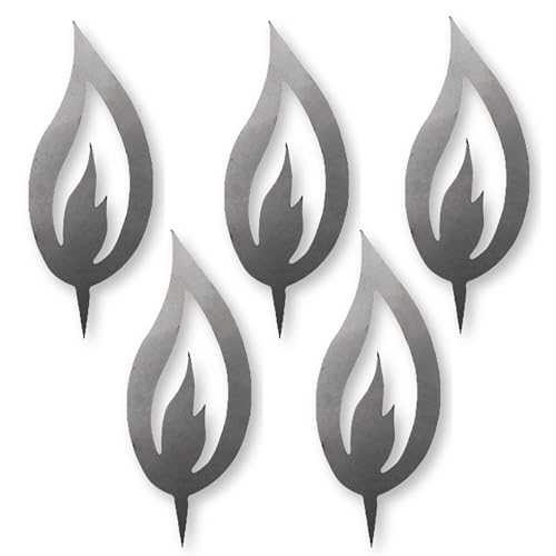 Rostikal 5er Metall Deko Flammen Bastelset 16,5 cm Weihnachtsdeko Basteln Erwachsene Herbstdeko Rostikal 5er Metall Deko Flammen Bastelset 16,5 cm Weihnachtsdeko Basteln Erwachsene Herbstdeko von Rostikal