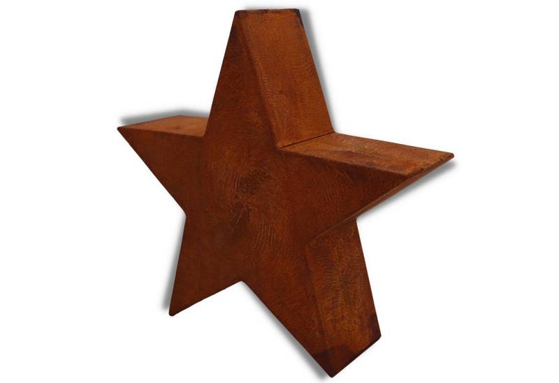 Rostikal Dekostern 3D Stern Deko Metall, Echter Rost von Rostikal