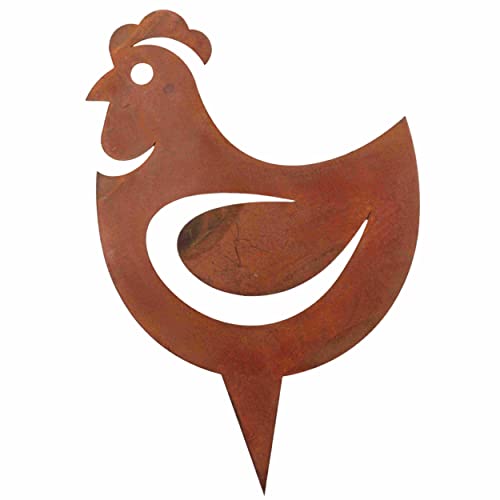 Rostikal Gartendeko Rost Huhn 10 cm Gartenstecker Vintage Deko Wohnzimmer Rostikal Gartendeko Rost Huhn 10 cm Gartenstecker Vintage Deko Wohnzimmer von Rostikal