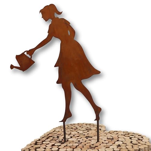 Rostikal Gartenstecker Gärtnerin 60 cm – Perfekte rostige Rostfigur als Beetstecker, wetterfeste Gartendeko für Outdoor – Einzigartiges Geschenk in Rostoptik Rostikal Gartenstecker Gärtnerin 60 cm – Perfekte rostige Rostfigur als Beetstecker, wetterfeste Gartendeko für Outdoor – Einzigartiges Geschenk in Rostoptik von Rostikal