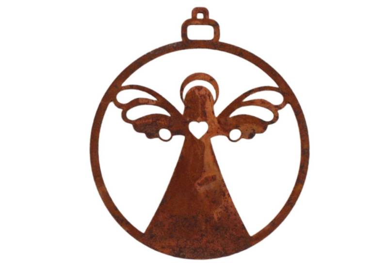 Rostikal Hängedekoration Christbaumschmuck 7 cm Rost Deko, handmade von Rostikal