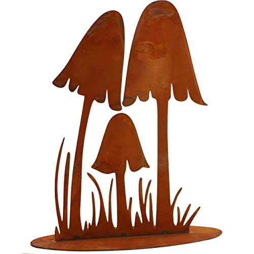Rostikal | Herbst Dekoration Pilze | Metall Rost Deko für den Garten | Herbstdeko | 25 cm hoch… von Rostikal
