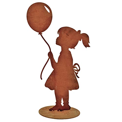 Rostikal Mädchen mit Luftballon und Namen 52 cm personalisierte Gartendeko Rost Figur Rostikal Mädchen mit Luftballon und Namen 52 cm personalisierte Gartendeko Rost Figur von Rostikal