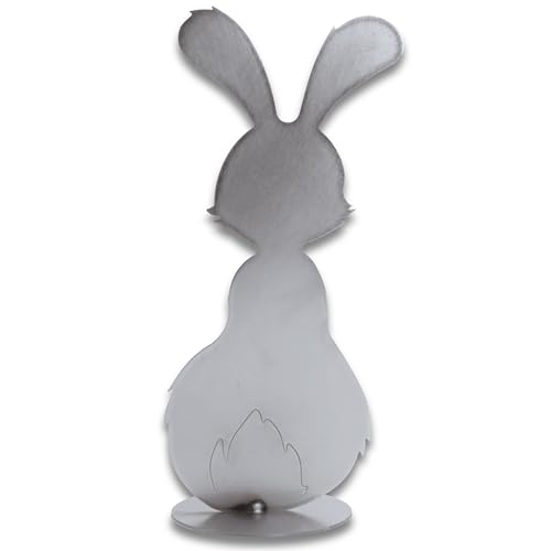 Rostikal Metall Osterhasen Figur 25 cm – Niedliche Skulptur aus blankem Metall – Mit natürlichem Rost oder zum Selbstgestalten zur Ostern Deko draußen im Garten oder im Haus Rostikal Metall Osterhasen Figur 25 cm – Niedliche Skulptur aus blankem Metall – Mit natürlichem Rost oder zum Selbstgestalten zur Ostern Deko draußen im Garten oder im Haus von Rostikal