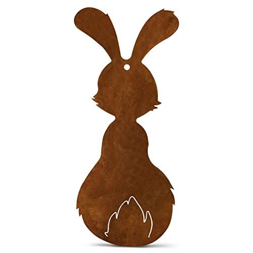 Rostikal Osterdeko zum Hängen 15,5 x 7 cm Osterhase Fensterdeko hängend Gartendeko Rost Metall Rostikal Osterdeko zum Hängen 15,5 x 7 cm Osterhase Fensterdeko hängend Gartendeko Rost Metall von Rostikal