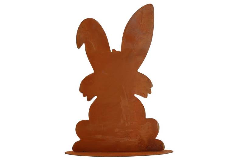 Rostikal Osterfigur Osterhase Figuren Metall Osterdeko aussen, echter Rost von Rostikal