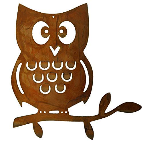 Rostikal | Rost Deko Eule Paulinchen | Tierfigur zum Dekorieren und hängen | 15 x 15 cm | 3 STK. Rostikal | Rost Deko Eule Paulinchen | Tierfigur zum Dekorieren und hängen | 15 x 15 cm | 3 STK. von Rostikal