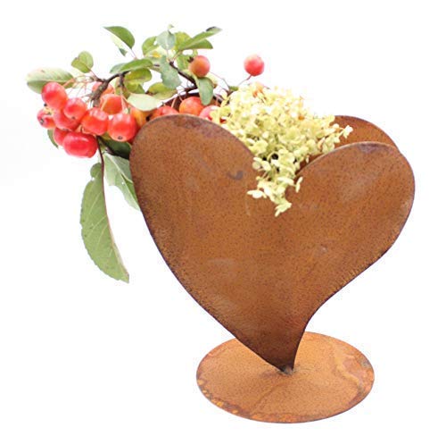 Rostikal Rost Deko Vintage Herz 16 cm Geschenk Hochzeit Edelrost Gartendeko Handmade Rostikal Rost Deko Vintage Herz 16 cm Geschenk Hochzeit Edelrost Gartendeko Handmade von Rostikal