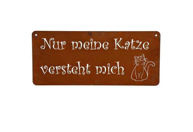 Rostikal Wanddekoobjekt Katzen Deko Schild Wanddeko Garten, echter Rost Rostikal Wanddekoobjekt Katzen Deko Schild Wanddeko Garten, echter Rost von Rostikal