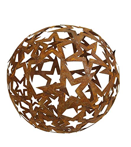 Rostikal | Weihnachtsdeko Edelrost Deko Kugel Steren Sternenkugel Rostkugel Wohndeko Kerzenteller Rostikal | Weihnachtsdeko Edelrost Deko Kugel Steren Sternenkugel Rostkugel Wohndeko Kerzenteller von Rostikal