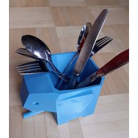 Abtropf-Elefant Besteck-Halter - Geschirrspülerfest/Elephant Cutlery Drainer Abtropf-Elefant Besteck-Halter - Geschirrspülerfest/Elephant Cutlery Drainer von RostockerPrinten