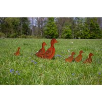 Edelrost Enten Familie - Gartendeko Aus Metall Rostfiguren Klein U. Groß & Edelrost Enten Familie - Gartendeko Aus Metall Rostfiguren Klein U. Groß & von RotRost