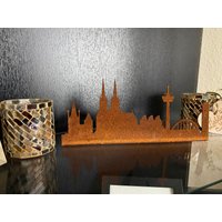 Edelrost Kölner Dom - Skyline Metallfigur Gartendeko & Geschenkidee Edelrost Kölner Dom - Skyline Metallfigur Gartendeko & Geschenkidee von RotRost