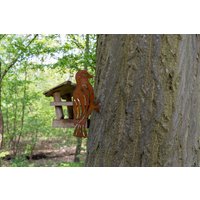 Edelrost Vogel - Metall Gartendeko Rostige Gartenfigur Für Außenbereich von RotRost