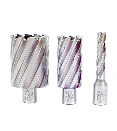 Rotabroach Ringschneider M2AL Mag-Bohrer – perfekt für Bau- und Baustahl bis 900 N/mm² | M2 Raptor 50 mm DOC, 50 mm Cutter Rotabroach Ringschneider M2AL Mag-Bohrer – perfekt für Bau- und Baustahl bis 900 N/mm² | M2 Raptor 50 mm DOC, 50 mm Cutter von Rotabroach