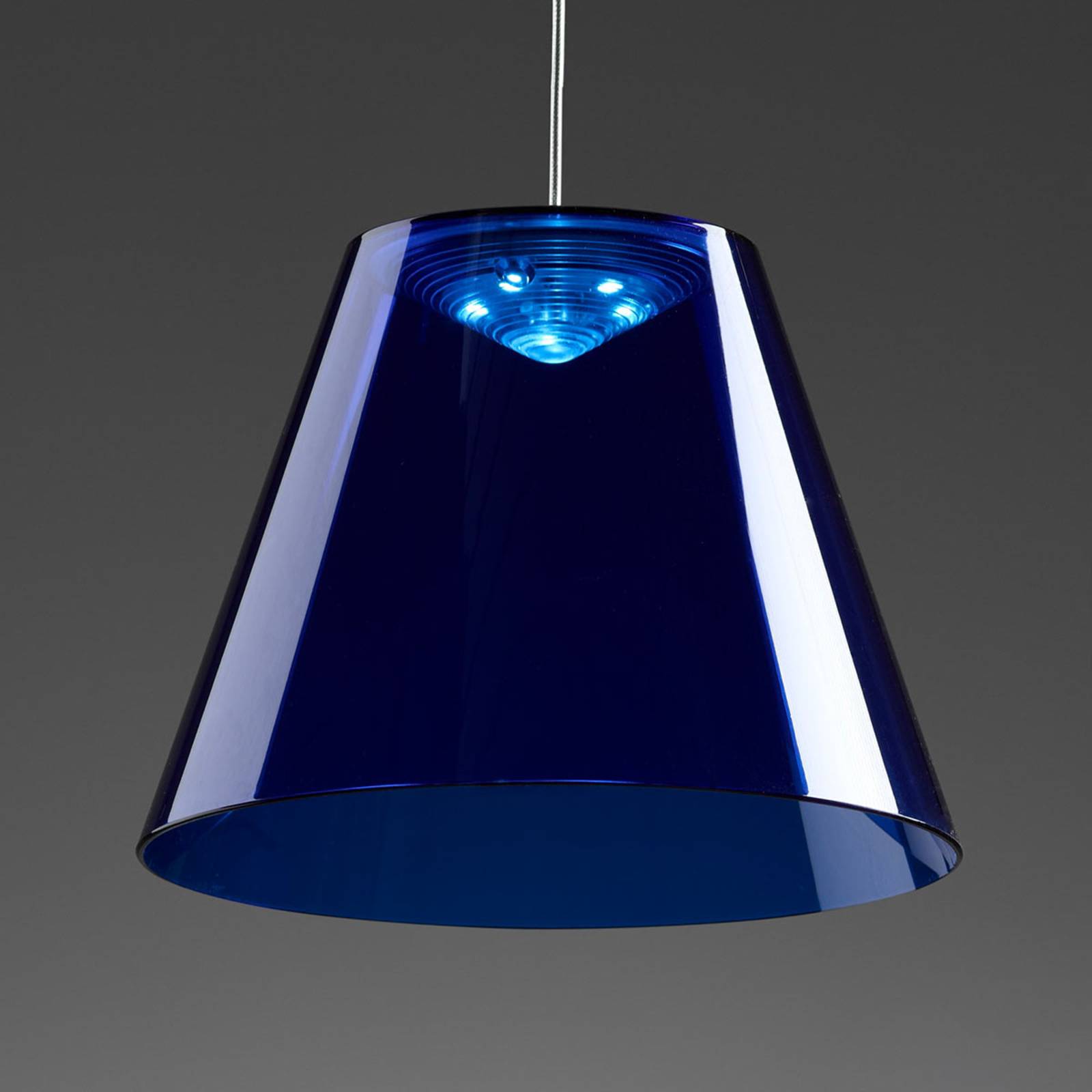 Rotaliana Dina - blaue LED-Hängeleuchte von Rotaliana