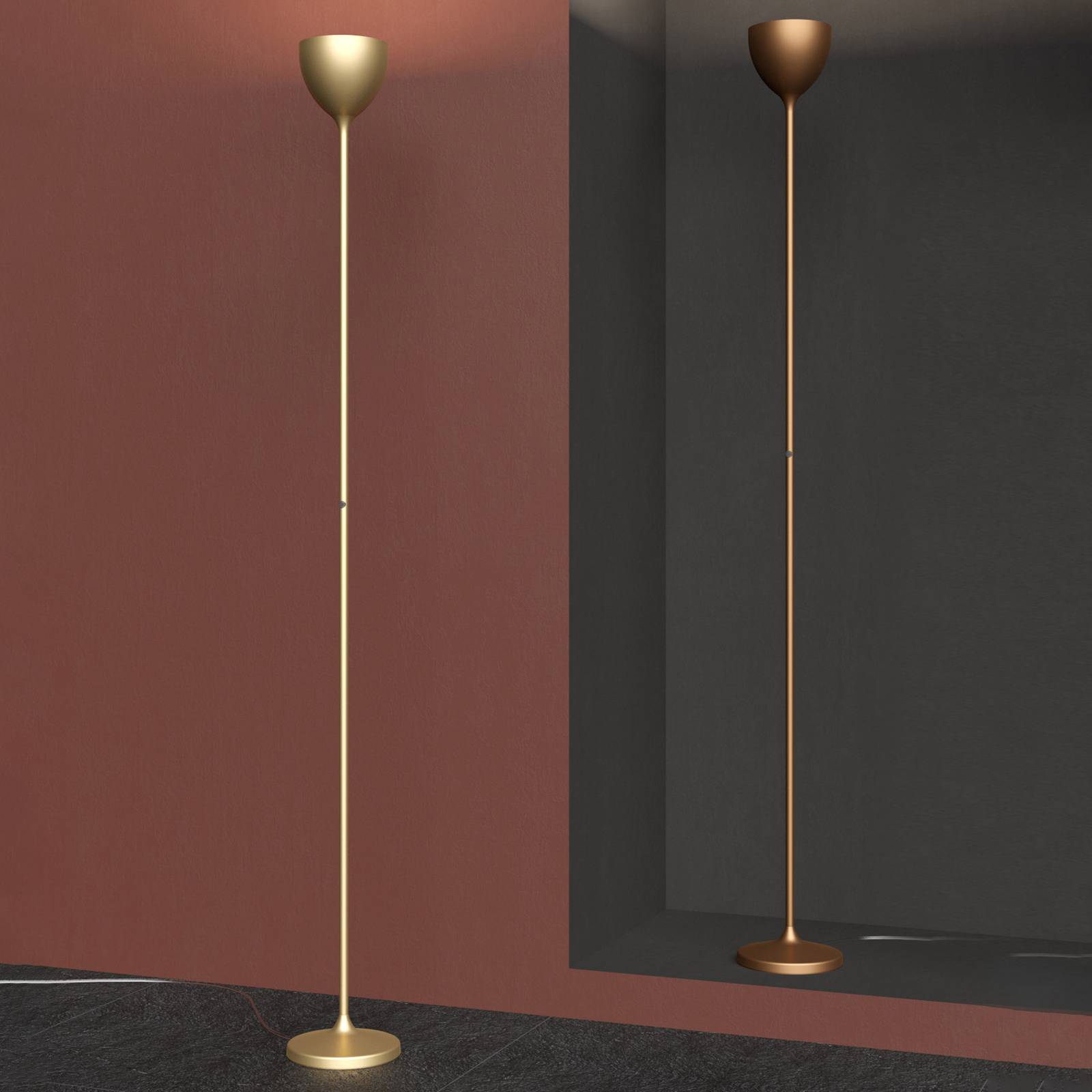 Rotaliana Drink LED-Stehleuchte, luxus gold von Rotaliana