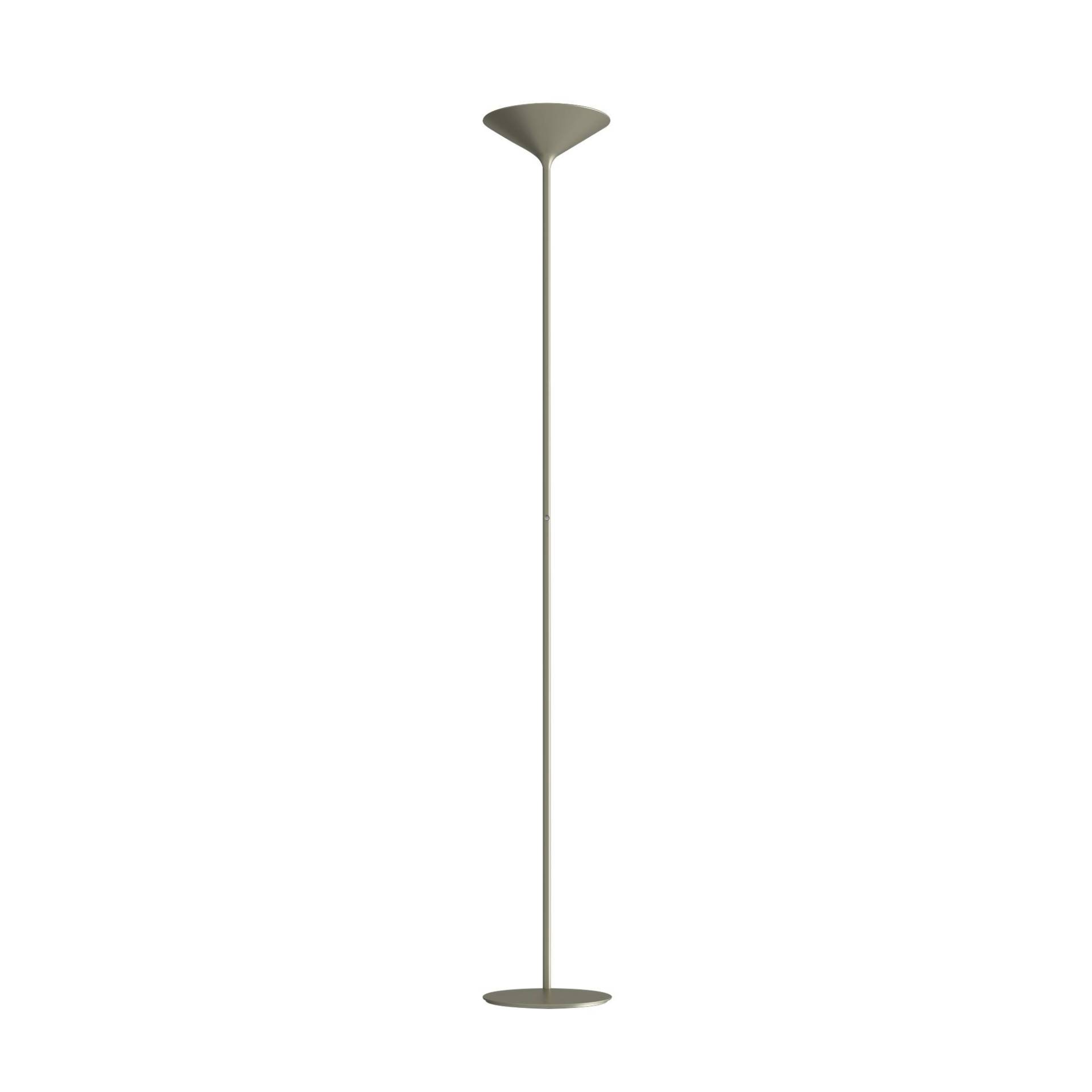 Rotaliana - Dry F1 LED Stehleuchte - champagner/H 180cm / Ø 26,5cm/2700K/4500lm/Cri90/Push-Dimmer von Rotaliana