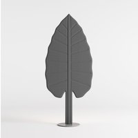 Rotaliana Eden F3 Alocasia LED Akustik- / Stehleuchte rauchgrau (dunkelgrau) von Rotaliana
