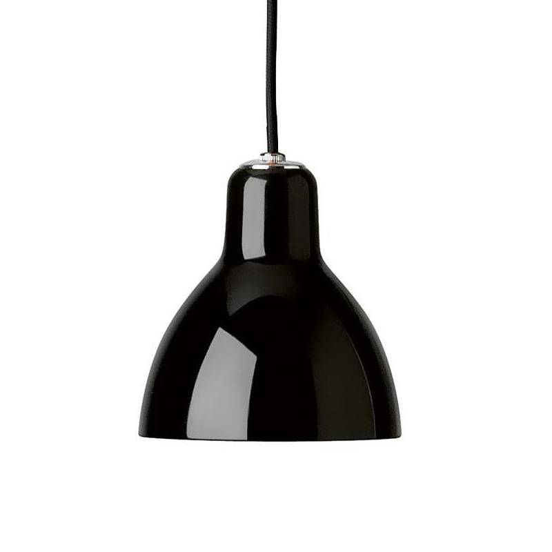 Rotaliana - Luxy H5 Pendelleuchte - schwarz/glänzend/Kabel schwarz /Ø 13,5cm von Rotaliana