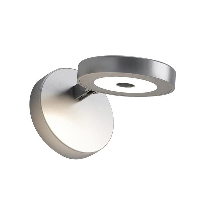 Rotaliana - String H0 Dim To Warm LED Wandleuchte - silber/Kabel silber/2500-4000K/100-600lm/CRI90/Pushdimmer von Rotaliana