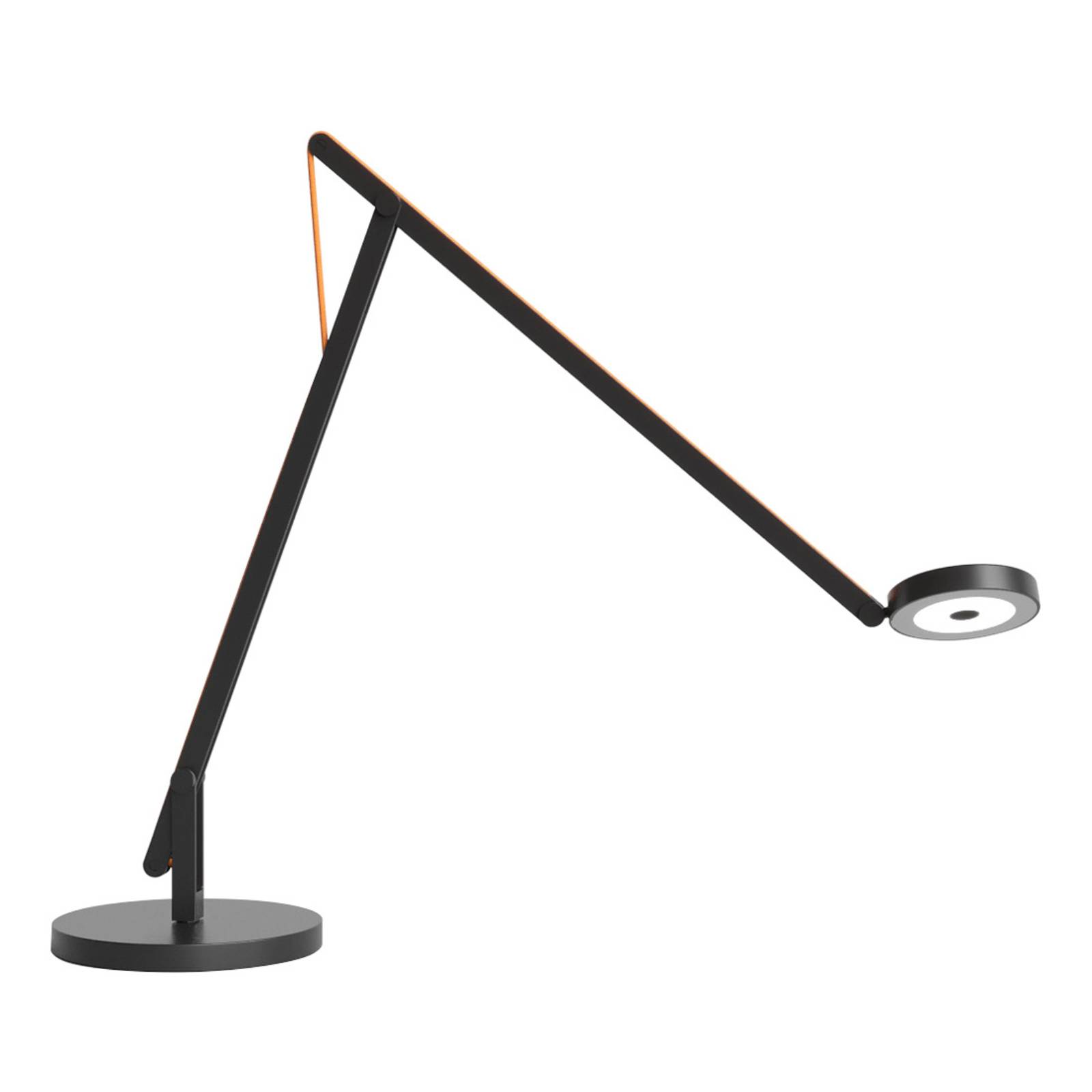 Rotaliana String T1 LED-Tischlampe schwarz, orange von Rotaliana