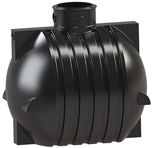 Zisterne Regenwassertank Ozeanis 4000-6000 L (6000 L) Schwarz von Rotationsvertrieb Gera GmbH & Co.KG
