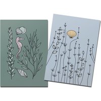 Rotberta Set 2 Poster Mit Meermotiven, Din A5 Und A4 Rotberta Set 2 Poster Mit Meermotiven, Din A5 Und A4 von Rotberta