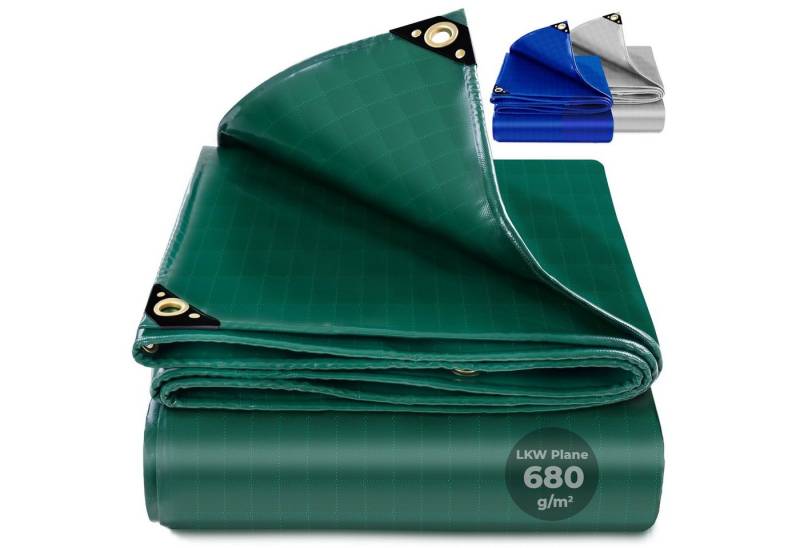 Rotfuchs Schutzplane, 700 g/m² PVC RipStop-Gewebe Reißfest & Wasserdicht, 300 x 200 cm, 6m² von Rotfuchs