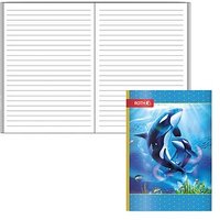 ROTH Schulheft Orcas Lineatur 51 liniert A6 ohne Rand, 32 Blatt von Roth