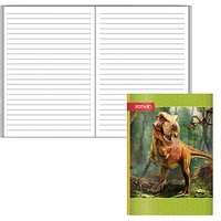 ROTH Schulheft T-Rex Welt Lineatur 51 liniert A6 ohne Rand, 32 Blatt von Roth