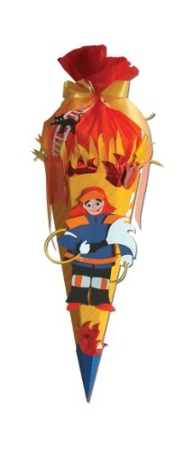 ROTH Schult¸ten-Bastelset "Feuerwehr", 6-eckig, 680 mm VE = 1 von Roth