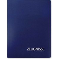 ROTH Zeugnismappe DIN A4, 20 Hüllen blau von Roth