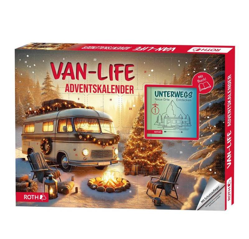 Roth Adventskalender Van-Life-Adventskalender, 24 Camping-Überraschungen & Reisebuch Roth Adventskalender Van-Life-Adventskalender, 24 Camping-Überraschungen & Reisebuch von Roth