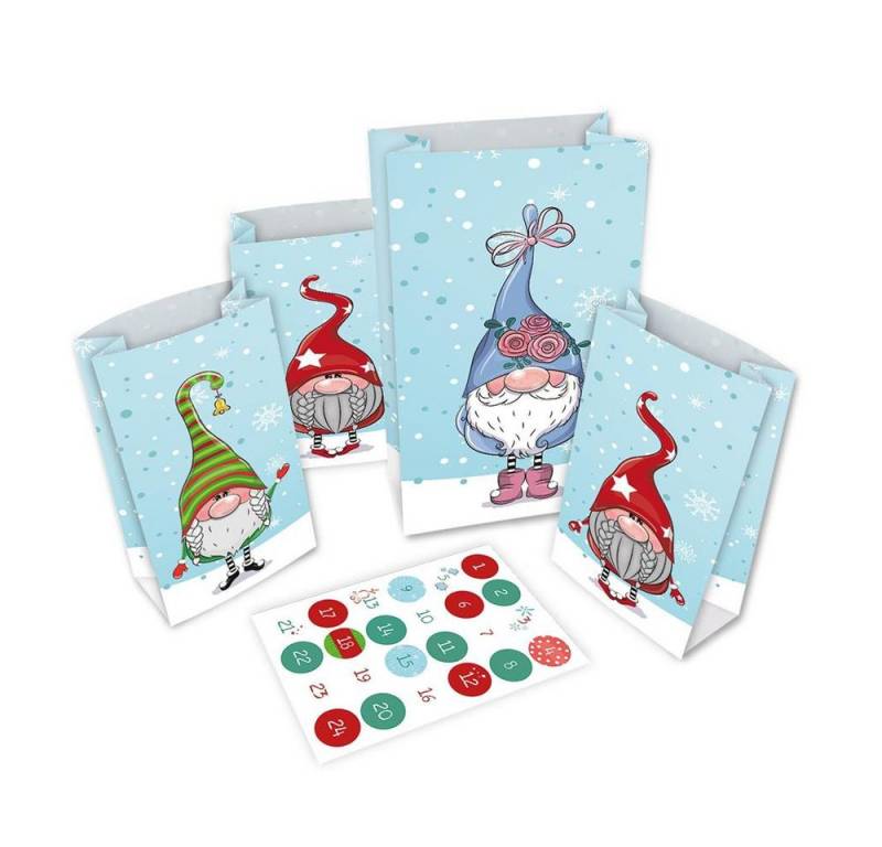 Roth DIY-Adventskalender Adventskalender-Tüten Wichtel, 24 liebevoll gestaltete Tüten zum Befüllen Roth DIY-Adventskalender Adventskalender-Tüten Wichtel, 24 liebevoll gestaltete Tüten zum Befüllen von Roth