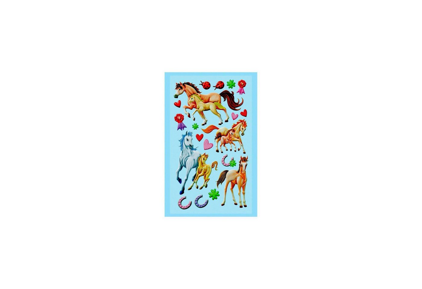 Roth Papierkorb Roth Soft-Sticker Pferde, 10x20 cm, 19 Teile von Roth