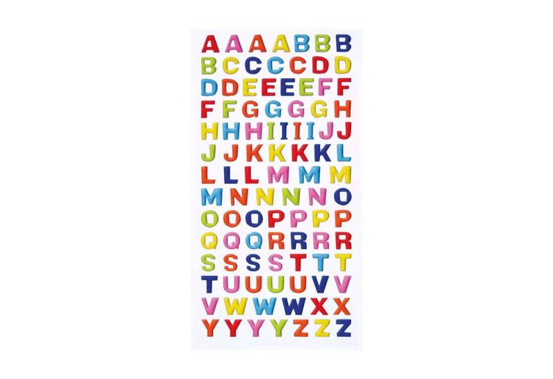 Roth Sticker Roth Soft-Sticker ABC, 10x20cm, 98 Teile Roth Sticker Roth Soft-Sticker ABC, 10x20cm, 98 Teile von Roth
