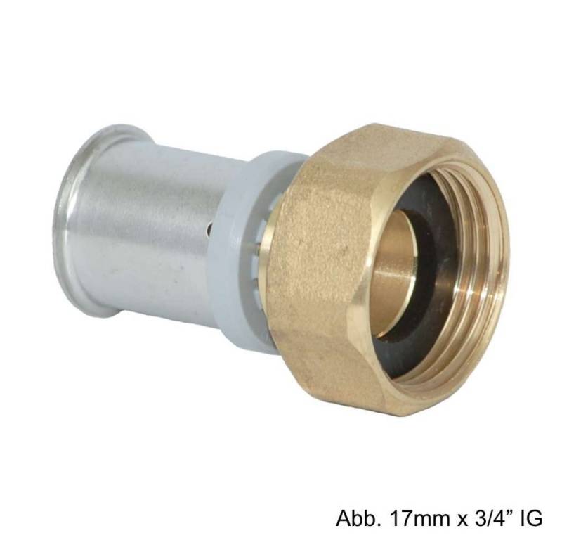 Roth Wasserrohr Roth RIS Anschlussverschraubung 40 mm x 1 1/2" IG, Messing von Roth