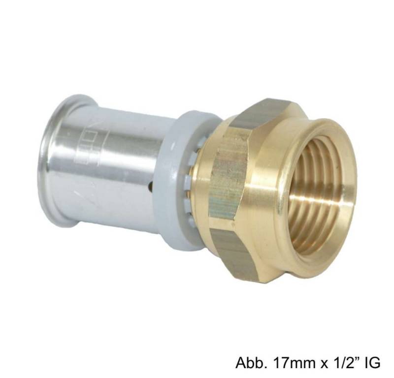 Roth Wasserrohr Roth RIS Übergangsmuffe 20 mm x 1/2" IG, Messing von Roth