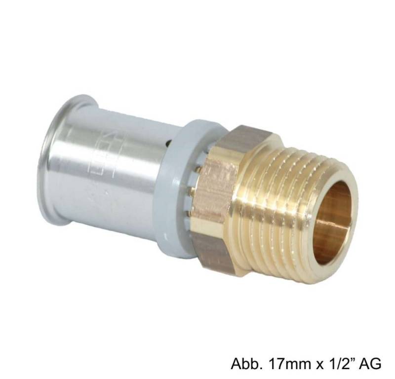 Roth Wasserrohr Roth RIS Übergangsnippel 14 mm x 1/2" AG, Messing Roth Wasserrohr Roth RIS Übergangsnippel 14 mm x 1/2" AG, Messing von Roth