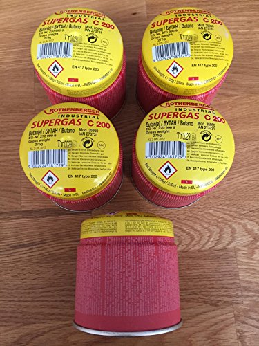 5 Gaskartuschen 190 g 330 ml Butan Gaskocher Camping 5 Gaskartuschen 190 g 330 ml Butan Gaskocher Camping von Rothenberger