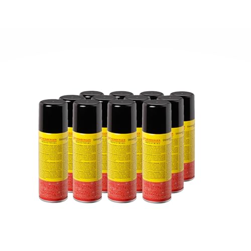 ROTHENBERGER Industrial 12x Nachfüllgas je 100 ml Feuerzeug Gas inkl. 5 x Adapter für wiederbefüllbare Feuerzeuge und Kleinlötgeräte von Rothenberger