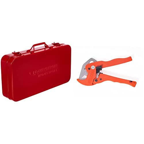 ROTHENBERGER Industrial Muffenschweißgerät als 10 teiliges Set im Transportkoffer - 650 Watt; Arbeitstemperatur: 260°C - 36051 & PREMIUM Kunststoff Plastik Rohr Schere bis 42 mm ROTHENBERGER Industrial Muffenschweißgerät als 10 teiliges Set im Transportkoffer - 650 Watt; Arbeitstemperatur: 260°C - 36051 & PREMIUM Kunststoff Plastik Rohr Schere bis 42 mm von Rothenberger
