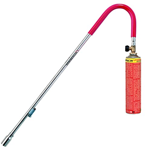 ROTHENBERGER Industrial Unkrautbrenner inkl. 1x Gas Kartusche 600 ml für den Garten als Unkrautvernichter | 940°C Flammentemperatur | Gasbrenner | Abflammgerät Piezo-Zündung | 1000000189 von Rothenberger
