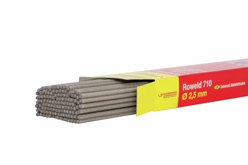 ROTHENBERGER Industrial | 134 Stück | Stablektrode aus Stahl | Ø/Länge: 350/2,5 mm | 60 – 100 Ampere von Rothenberger