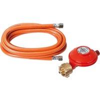 ROTHENBERGER Industrial Set 3,0 m Gasschlauch & Druckregler Propan 50 mbar 2X G ¼ Zertifiziert EN 16436-1 - 1500005308 von Rothenberger Industrial